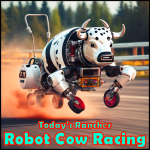 Robot Cow Racing